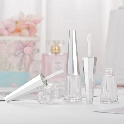 

Clear Lip Gloss Tube Empty Packaging DIY Plastic Diamond Lip Gloss Bottle Cosmetic Lipgloss Container 20 pieces