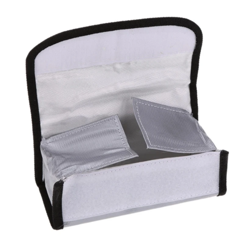 2x borsa sicurezza portatile ignifuga, supporto antideflagrante per protezione Lipo Guard