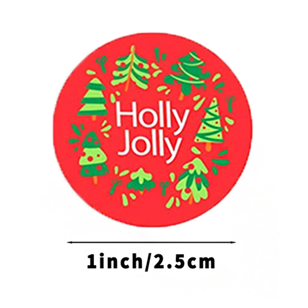 500 stücke Frohe Weihnachten Aufkleber Etiketten für Neujahr Thema Party Geschenk Back paket Dekor Umschlag Siegel Briefpapier Aufkleber Tag