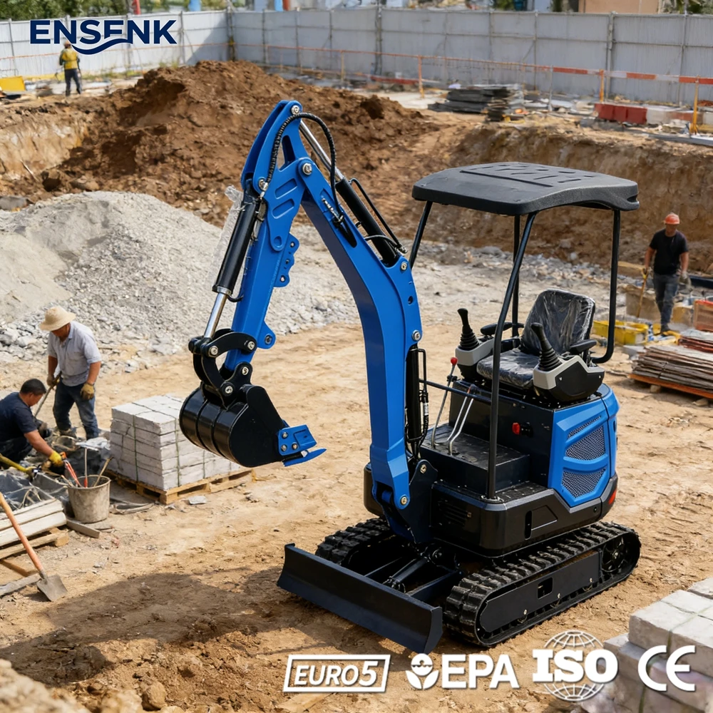 

Mini Excavator 1.0Ton 1.5Ton Construction 1.7Ton 3.0Ton Diesel Engine EPA Euro 5 CE Manufacturer Direct Sales Digger Europe