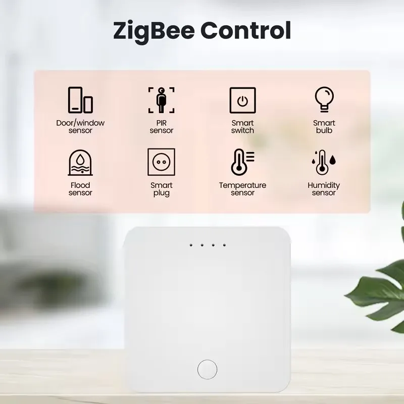 JSPTEC Tuya マルチモード WiFi ZigBee 3.0 Bluetooth メッシュ ゲートウェイ ハブ ブリッジ ワイヤレスおよび有線スマート ライフ アプリ リモート コントロール