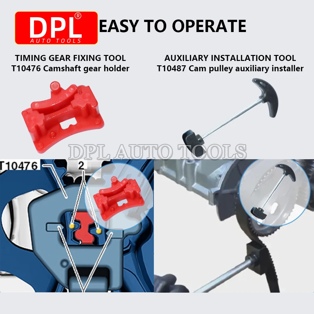 Timing Tool Set for EA211 VW Golf 7 mk7 VII Jetta 1.2 1.4 TSI TGI Petrol Engine Timing Camshaft Tool Set