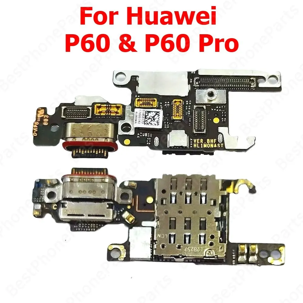 Charging Port For Huawei P60 Pro P60Pro Charge Board Usb Connector Plate Pcb Dock Flex Cable Mobile Phone Parts