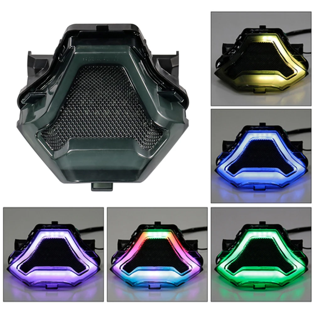 Luz LED trasera para motocicleta, lámpara indicadora de señal de giro y freno para Yamaha YZF, R3, R25, Y15ZR, FZ07, MT07, LC150, MT-07