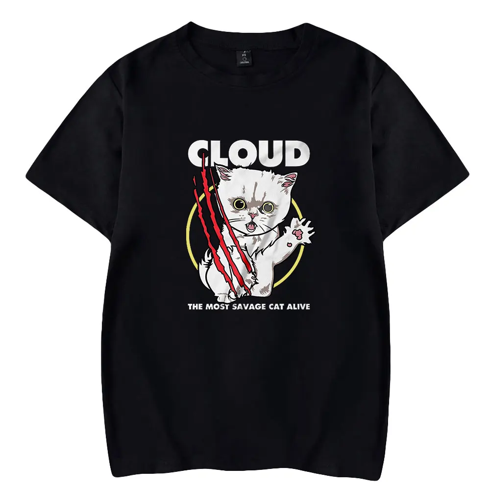 

2026 PopularMMOs Savage Cloud Tee Crewneck Short Sleeve Women Men T-shirt Harajuku Streetwear Casual Style Unisex Clothes