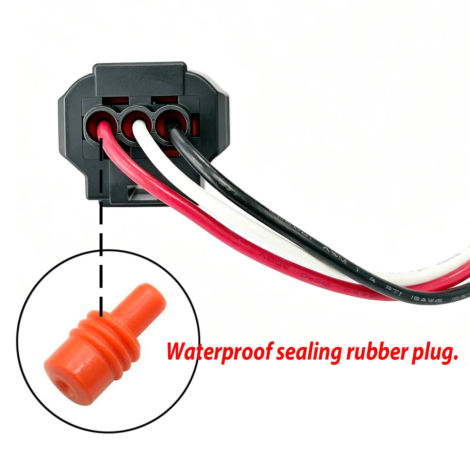 3-Way Crankshaft Sensor Connector Plug Lead For Ford Fiesta V VI Focus I II Mondeo C-Max Transit Tourneo Repair Loom