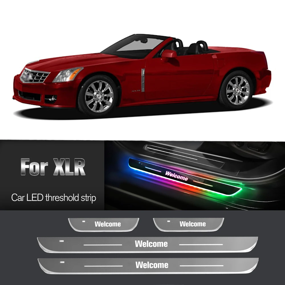 

Car Door Sill Light For Cadillac XLR 2003-2009 2004 2006 2007 2008 Customized Logo LED Welcome Threshold Pedal Lamp Accessories