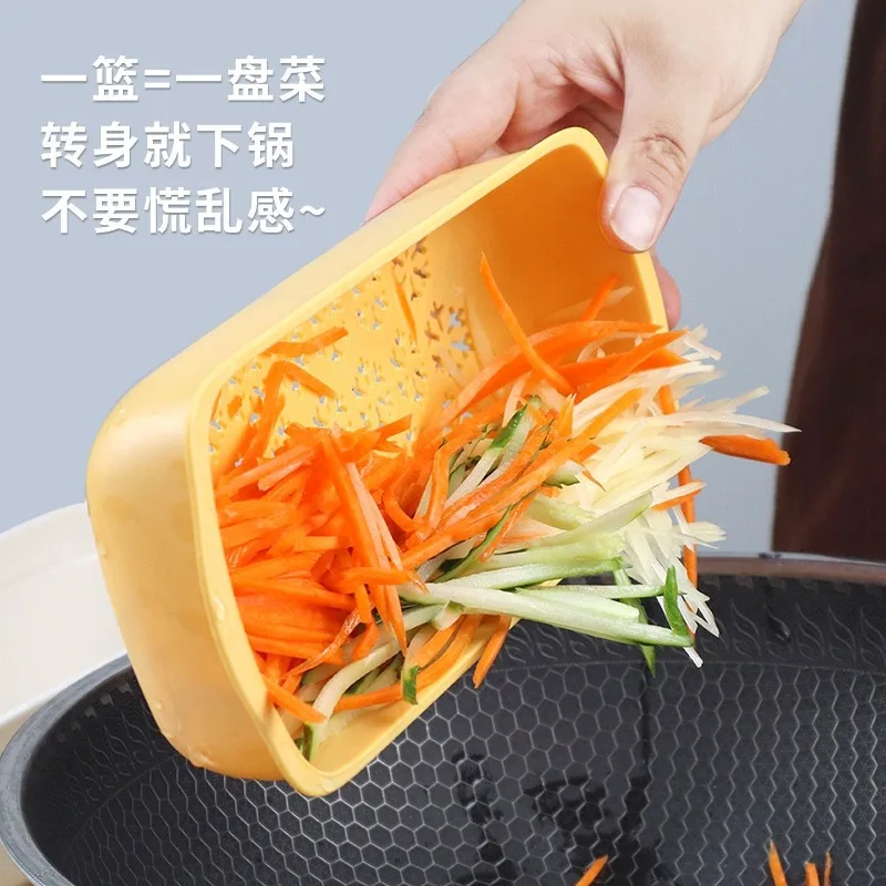 

Многофункциональный резак с оленями - Нескользящая терка для измельчения овощей Longjiangyuan, терка для резки овощей