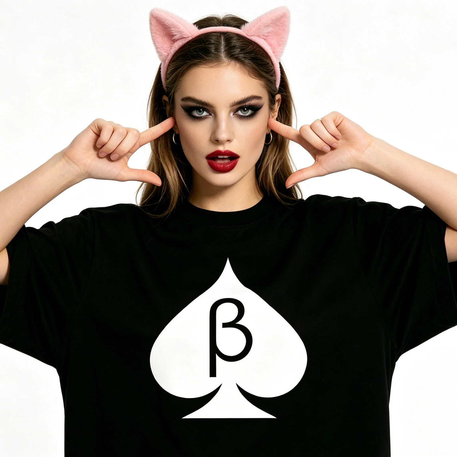 Black Queen of Spades QOS Graphic Tee Shirt Sexy Hotwife Top Adult Humor Fun Flirtation Style Naughty Streetwear Women Tops