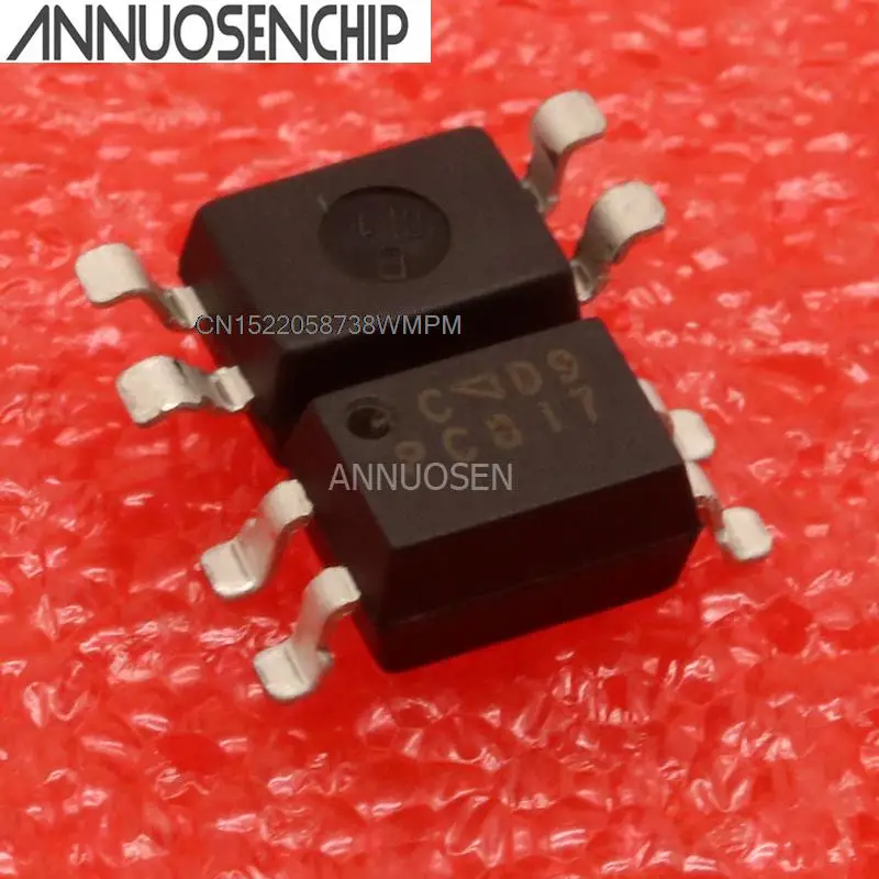 10PCS New and Original PC 817 SOP-4 SMD Optocoupler PC817C PC817