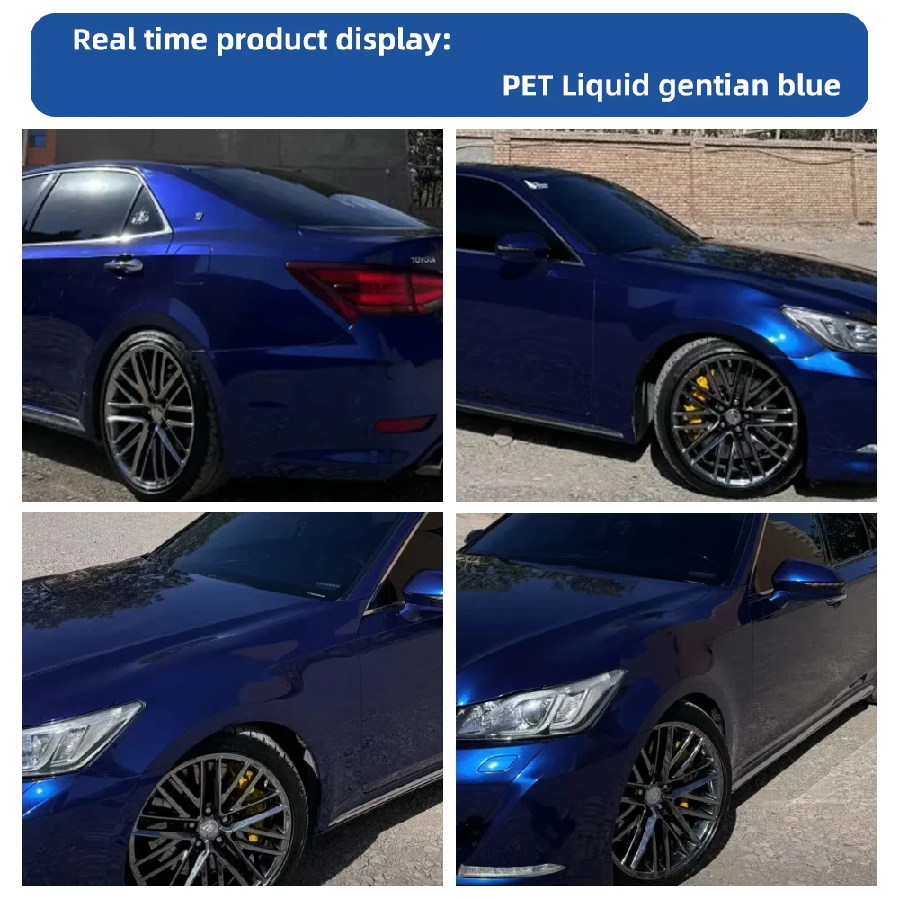 Liquid Metallic Gentian Blue F - Car Vinyl Wrap Roll 1.52X18M review and price