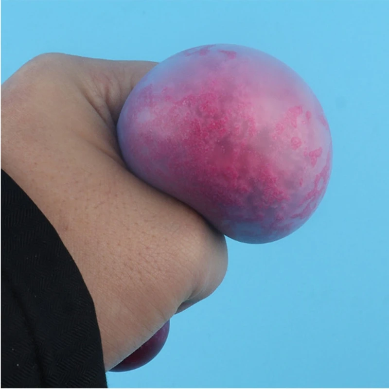 2Inch Hand Squeeze Toy Pinch Ball with Color Change for Office Pressure Relief