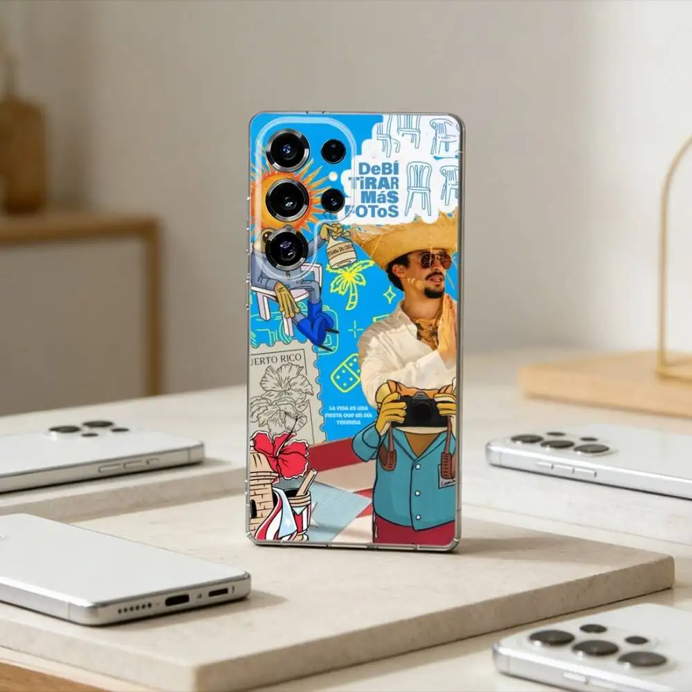 

B-Bad B-Bunnys DTMF Phone Case For Samsung S25,S24,S21,S22,S23,S30,Ultra,S20,Plus,Fe,Note,10,9,5G Transparent Cover