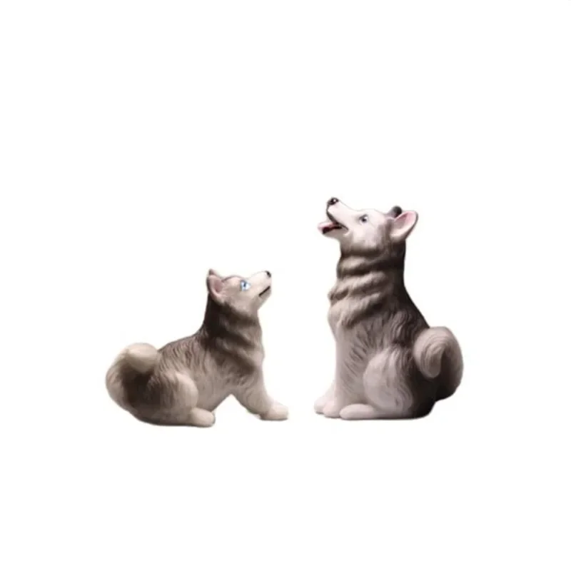 لطيف أجش الجنية حديقة المنمنمات بونساي ديكور الكرتون أنيمي الحيوانات الصغيرة الكلب نموذج عمل الشكل تمثال لعب للأطفال