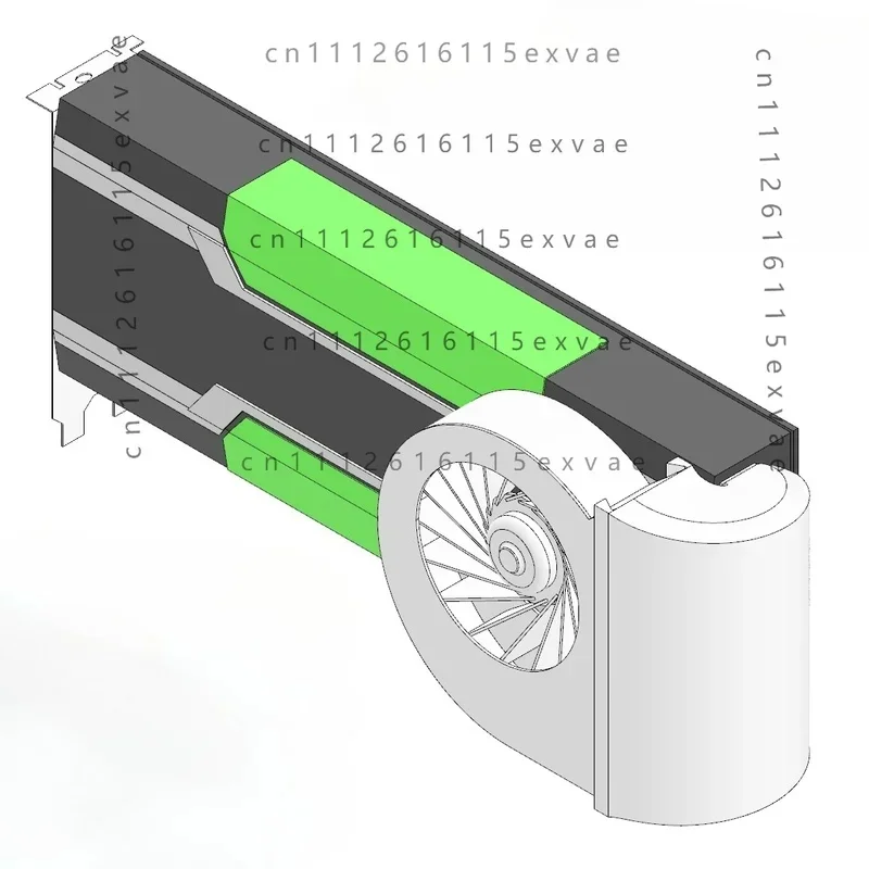 Universal Active Cooler FOR NVIDIA Tesla K80 K20 K40 Graphics Cards, Default Mini 4P Connector