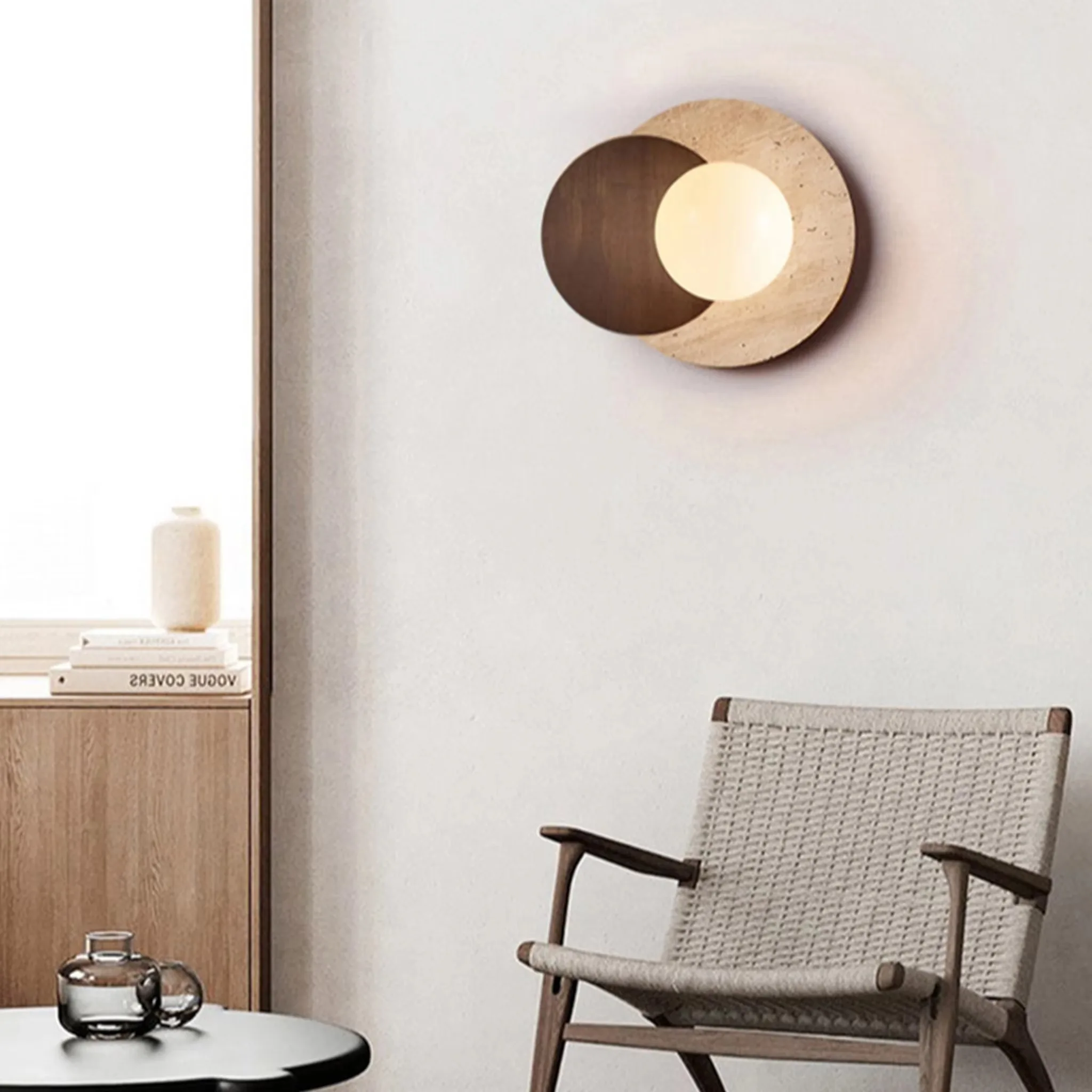 Retro Indoor Decor Wall Lamp Natural Cave Stone Wall Lights Living Room Bedroom Bathroom Aisle Corridor Home Lighting