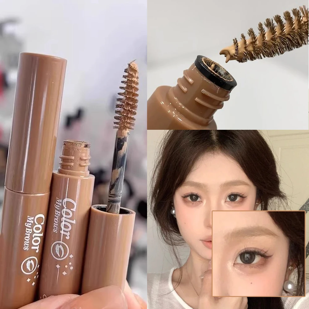 

Long Lasting Waterproof Eyebrow Mascara Cream Eye Brow Shadow Makeup Beauty Comstic Tools with Brush Dye Eyebrow Gel 3 Colors