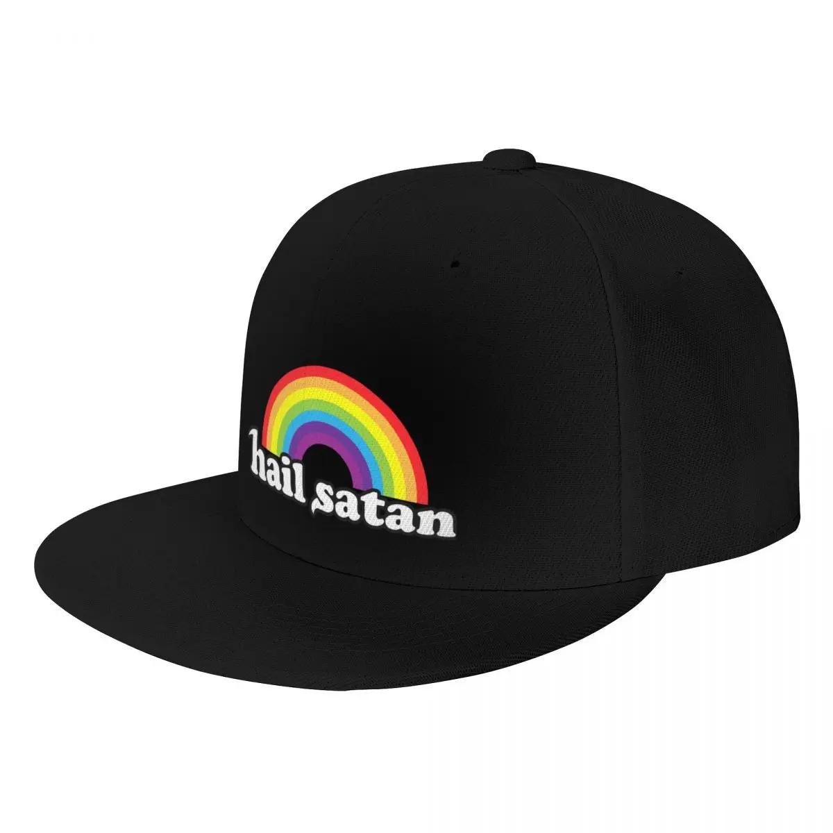 Hail Satan Rainbow Baseball Cap Anime Horse Hat Golf Men Women's