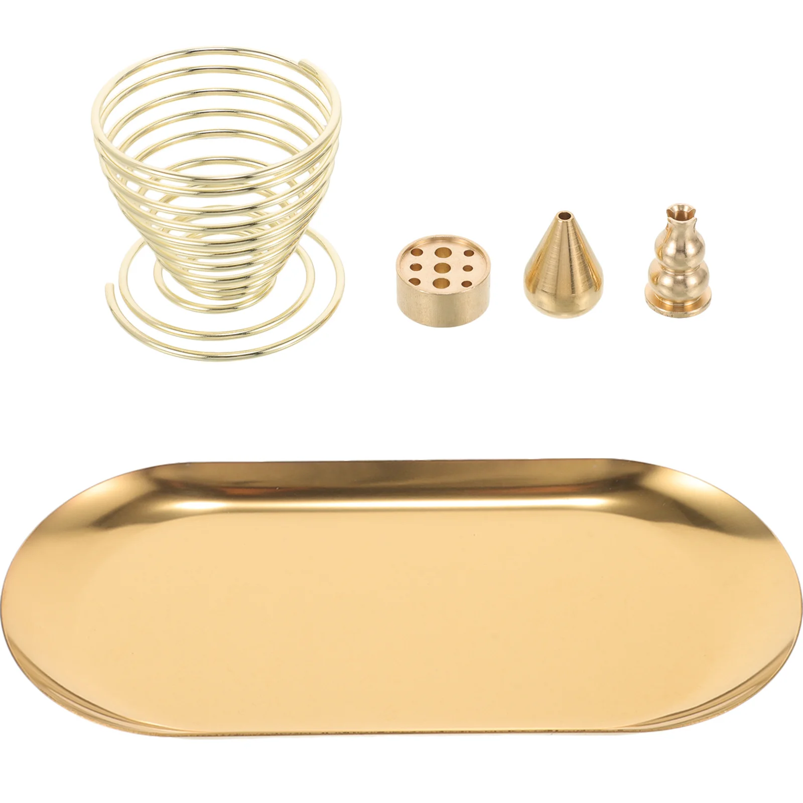 

1Set Stainless Steel Incense Bouquet Holder Vintage Zen Style Meditation Aroma Tray Relaxation Yoga Decor