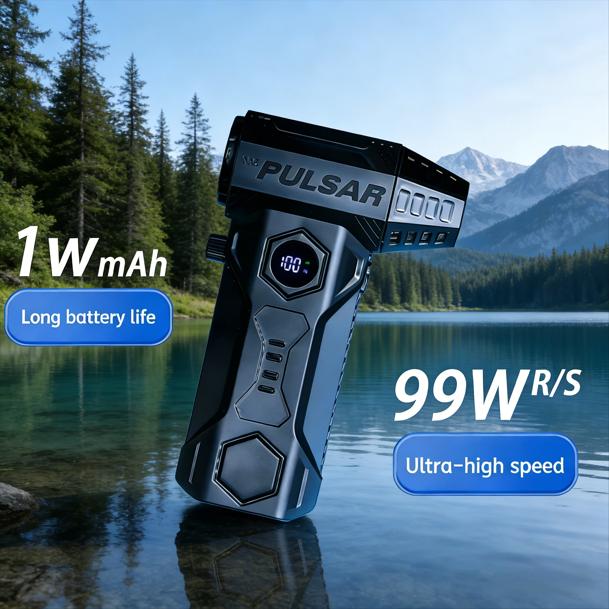 

X11Pro Max 10000 мАч 990000 об/мин 75 м/с | Бесщеточный турбовентилятор: Мощный воздуходув