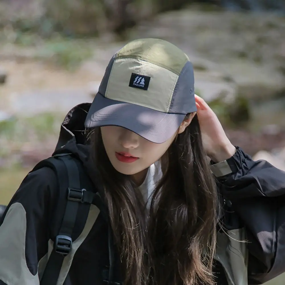 

Trendy Baseball Cap 2024 Quick-drying Anti-Sun Peaked Hat Adjustable Sun Hat Outdoor Sports