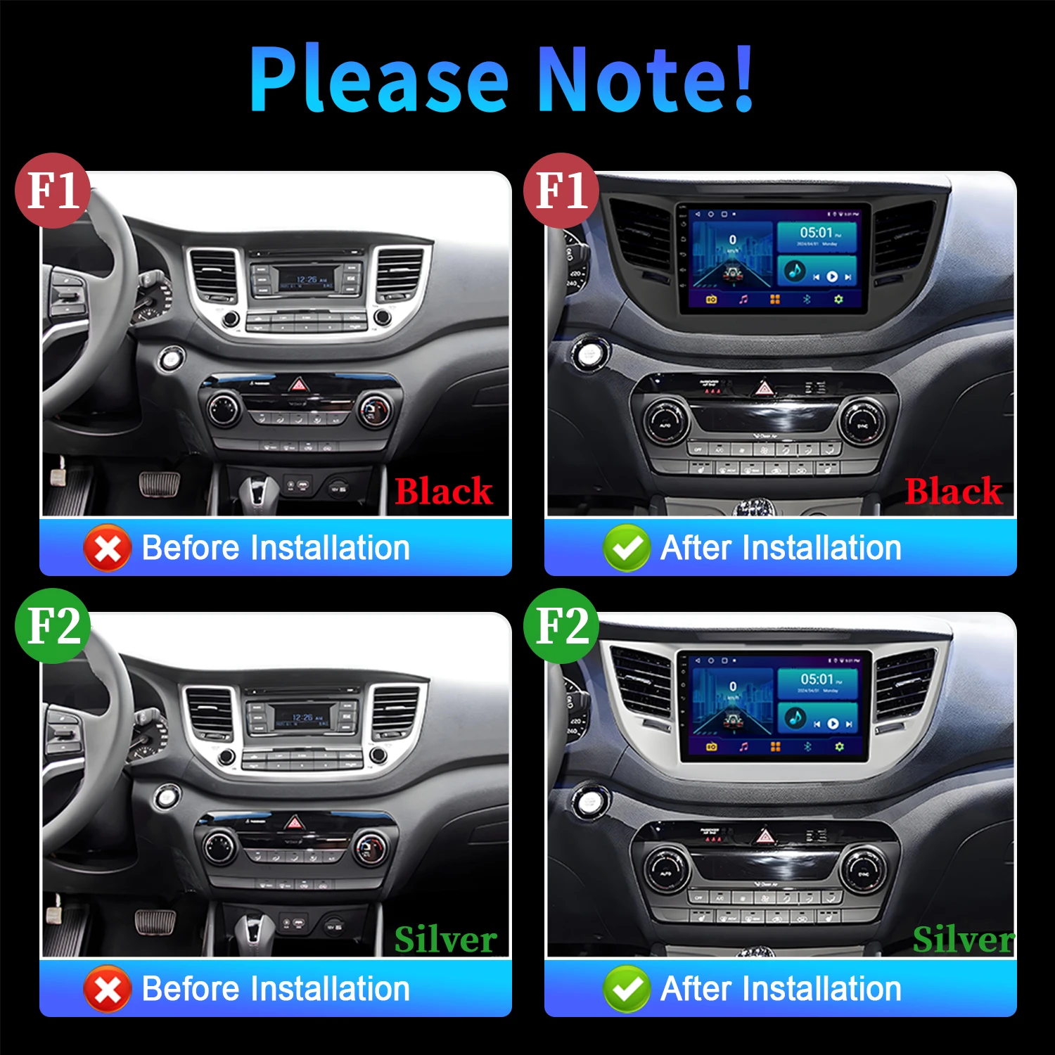 لشركة هيونداي توكسون IX35 3 2015-2018 راديو السيارة الوسائط المتعددة الملاحة اللاسلكية BT CarPlay 4G نظام تحديد المواقع الوسائط المتعددة المركزية 2K شاشة QLED