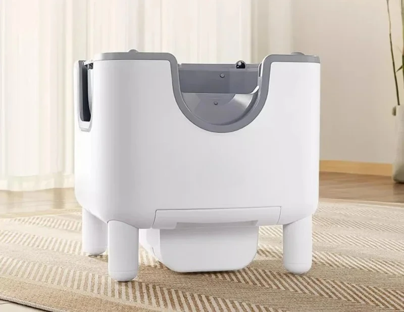 

Cat Litter Box Self Cleaning Extra Large Cats Litter Box Sand Dropping Pedal