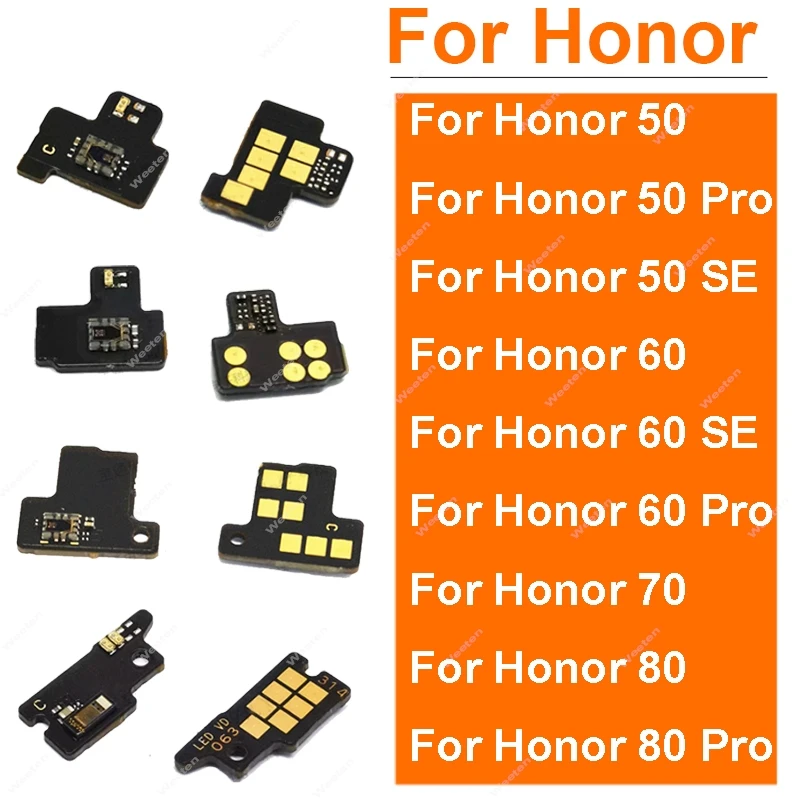 

For Huawei Honor 50 60 70 80 Pro 50SE 60SE Flashlight Sensor Board Light Proximity Distance Sensor Board Flex Cable Replacement