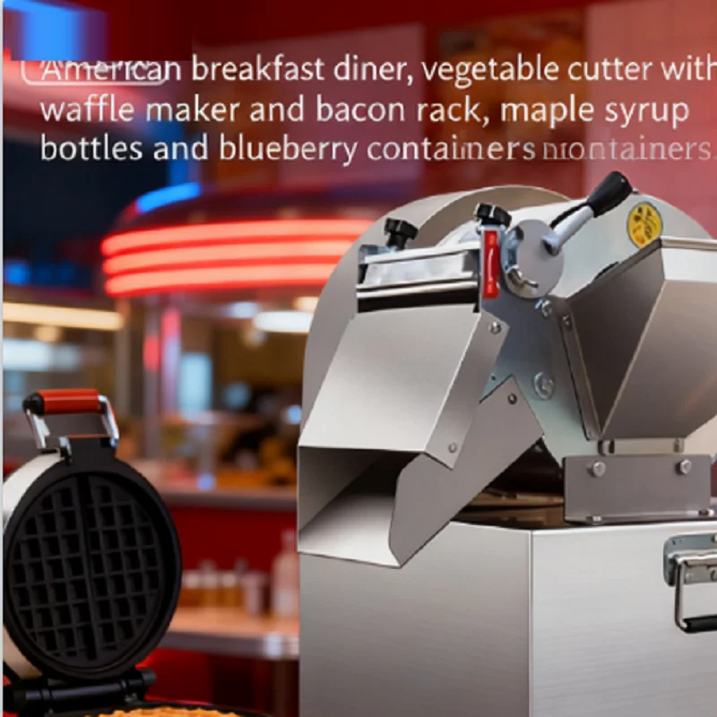 Nuevo tipo de máquina cortadora eléctrica de patatas y zanahorias, cortadora triturada de repollo y rábano, cortadora de puerros para verduras