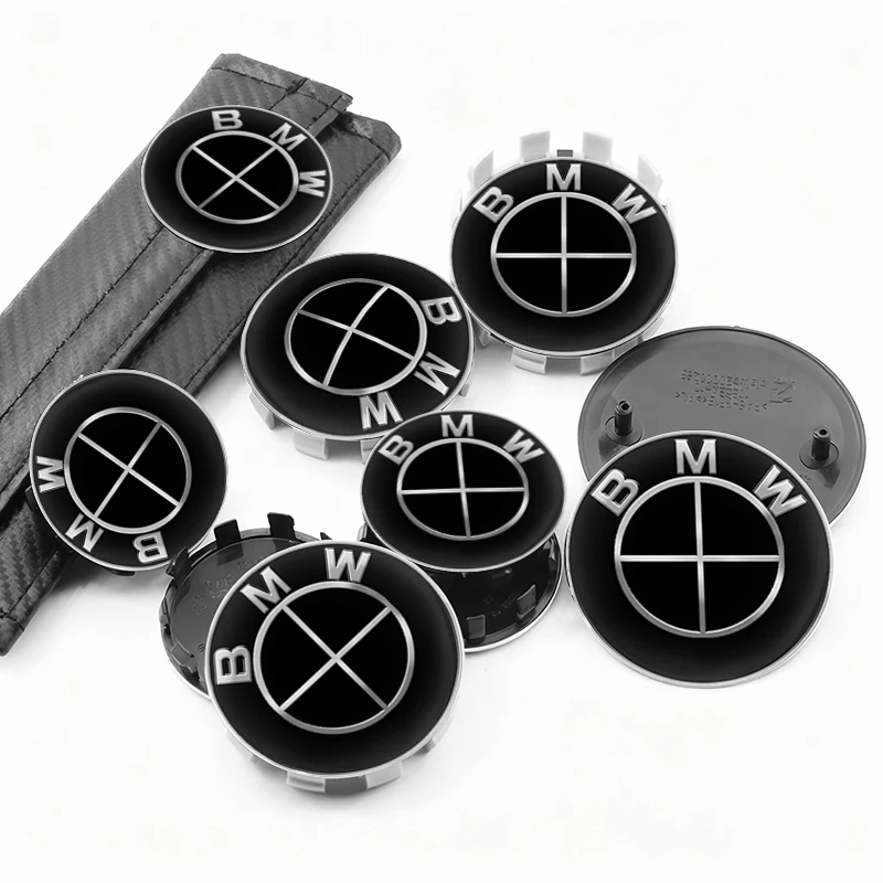 1/4/7Pc 82mm 74mm 45mm Auto Anteriore Posteriore Logo Mozzo Ruota Centro Copertura Volante Centro Adesivi Per BMW E90 E46 F10 F30 E87 F20