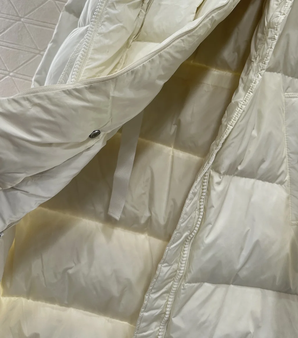 여성용 겨울 신상 방풍 방수 나일론 폭스 퍼 칼라 페이크 투피스 롱 다운 재킷