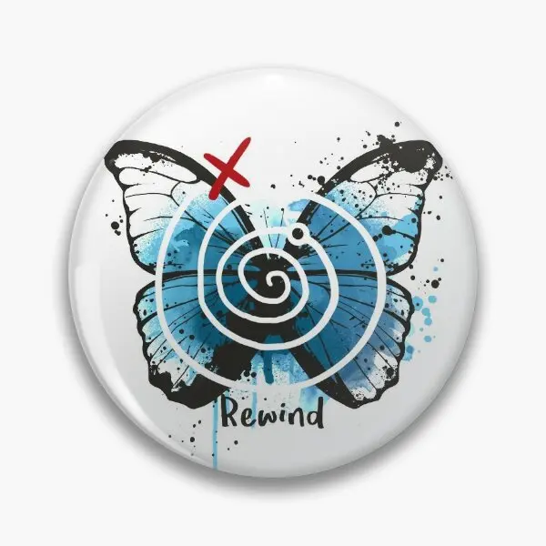 Rewind Life Is Strange  Soft Button Pin Collar Lapel Pin Jewelry Lover Clothes Brooch Creative Decor Women Badge Hat Gift