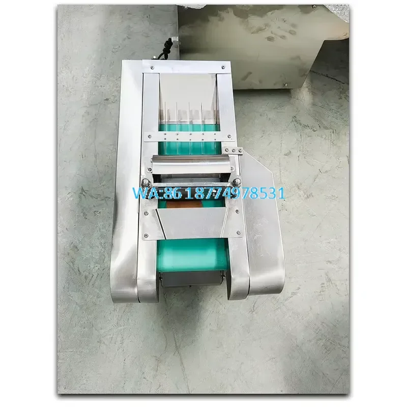 Wmwmnu for Scallion Slicer 20KG H Capacity Automatic Vegetable Spring Onion Cutter Chili Cutting Equipment