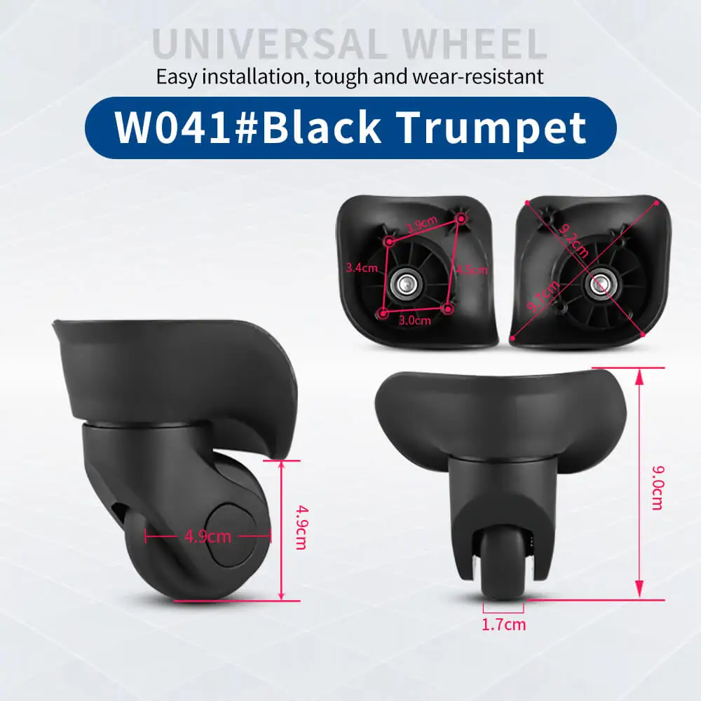 Hongsheng Koffer Universalrad Trolley-Rad Zubehör Passwort-Reisekoffer Geräuschlose Universalräder zur Reparatur und zum Austausch – Detail 7