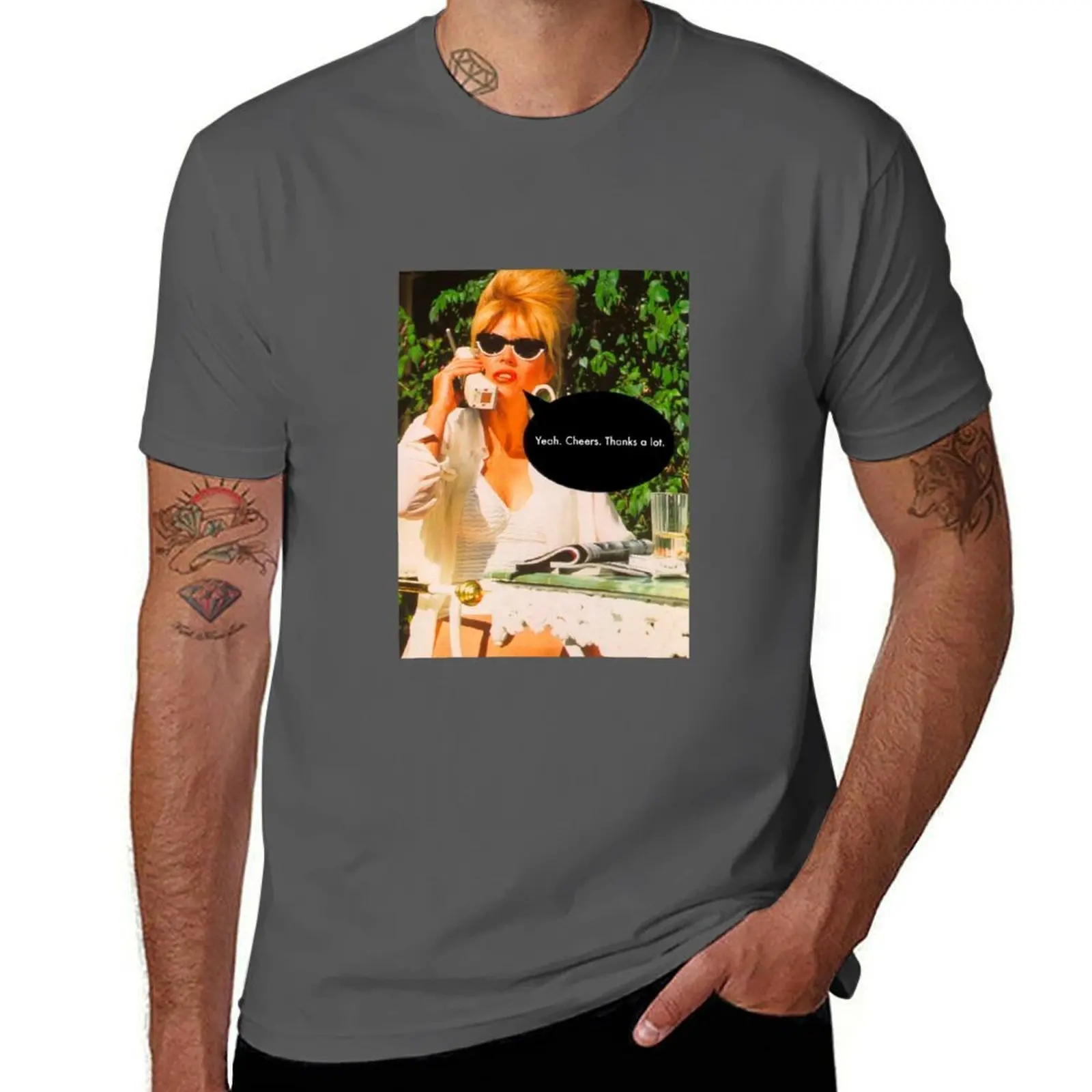 Cheers Patsy Says T-Shirt Plus Size All Match Tee Shirt