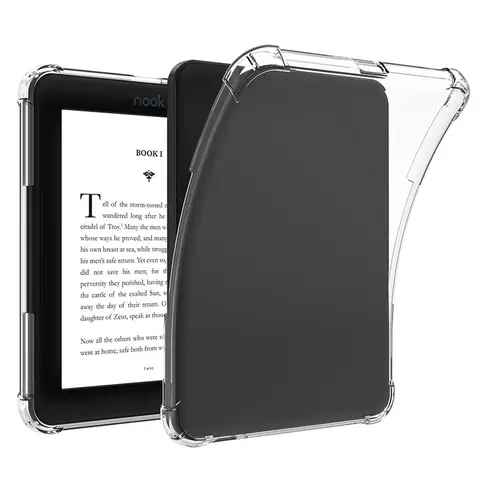 1x Shockproof TPU Cover For Nook Glowlight 4 /4E 6.0"/2021/2023 Soft Clear eBook Protective Skin Case