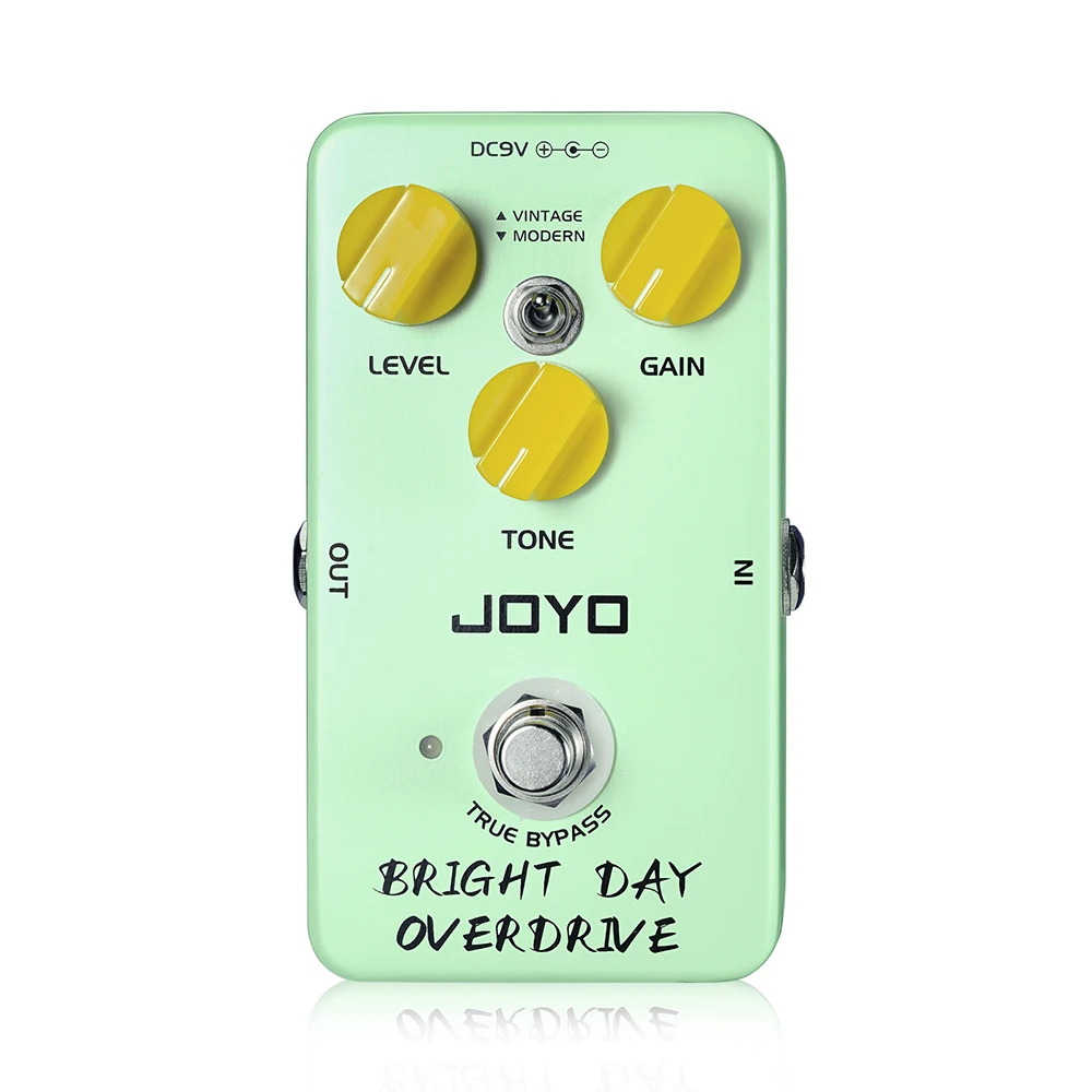 

JOYO JF-25 BRIGHT DAY OVERDRIVE Vintage Blues Overdrive Guitar Effect Pedal Modern & Vintage Tone True Bypass Overdrive Pedal