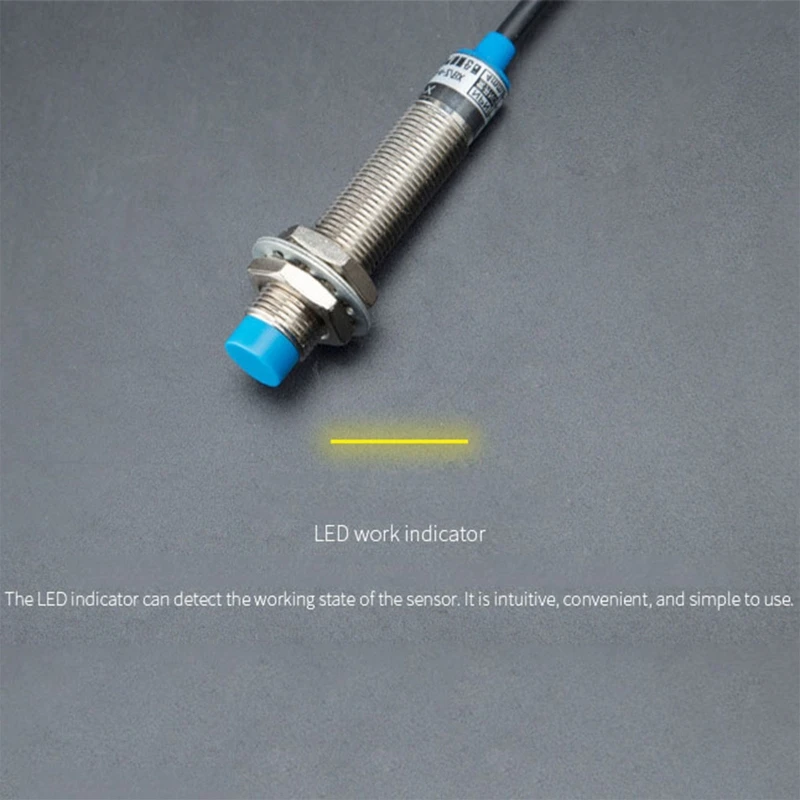 E5BE Approach Sensor Inductive Proximity Switch DC 6-36V 4mm±10% Detecting Distance LJ12A3-4-Z/BY for Faucets Hand Dryers