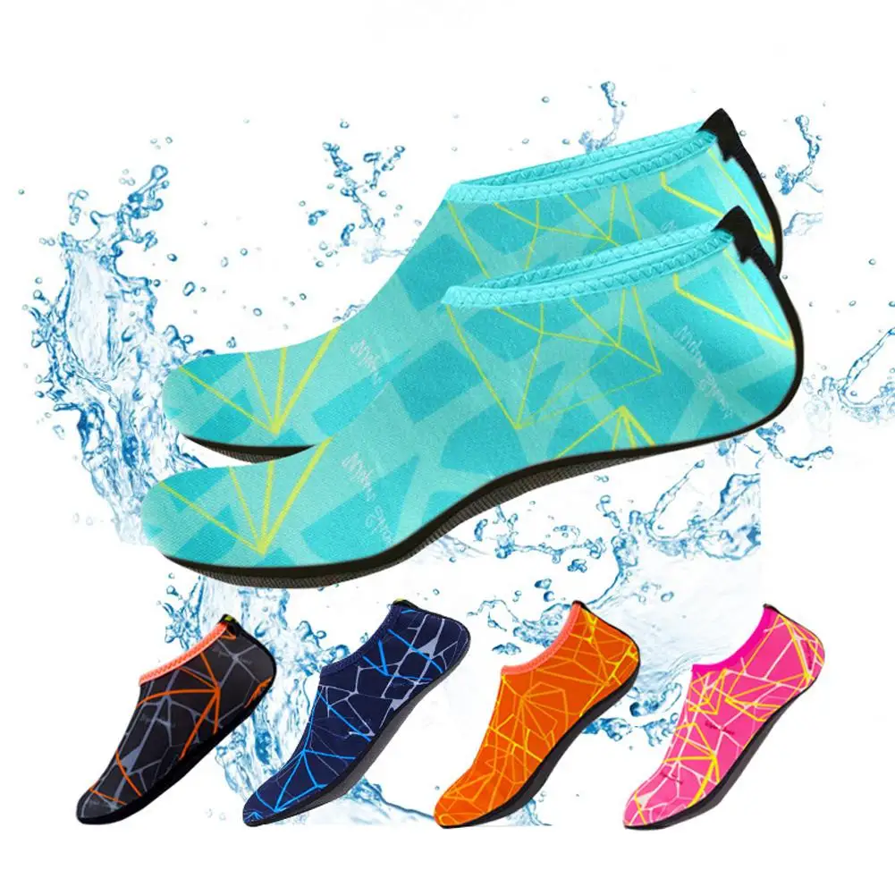 

1 Pair Printed Diving Socks Lightweight Breathable Quick-dry Swimming Socks For Water Sports Outdoor Activities