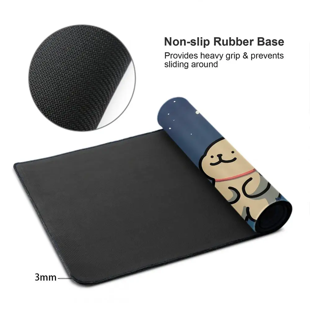 Korea Maltese puppy a minimalist line art dog Mouse Pad Keyboard Mousepad large 600X300 mm Desk Mat PC Gaming Table pad