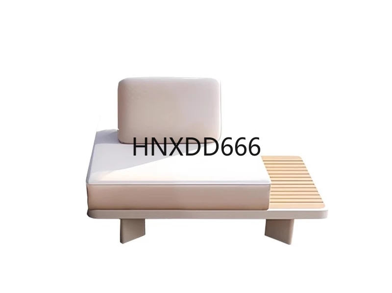 

Outdoor sofa recliner villa solid wood coffee table combination