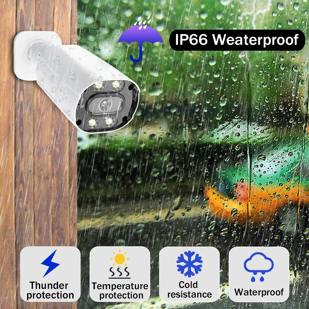 8CH 4K AHD AHD Security Camera System H.265 CCTV DVR Kit 8MP Outdoor Waterproof Color Night Vision Home Video Surveillance Kit