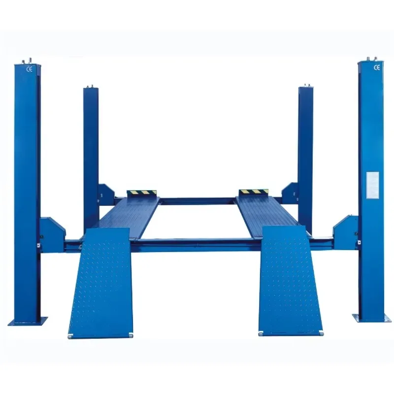 Car Alignment Machine 3D Wheel Alignment Lift Platform Combination Four-post Four Cylinder Hydraulic Electric Lift 10T Capacity view 4