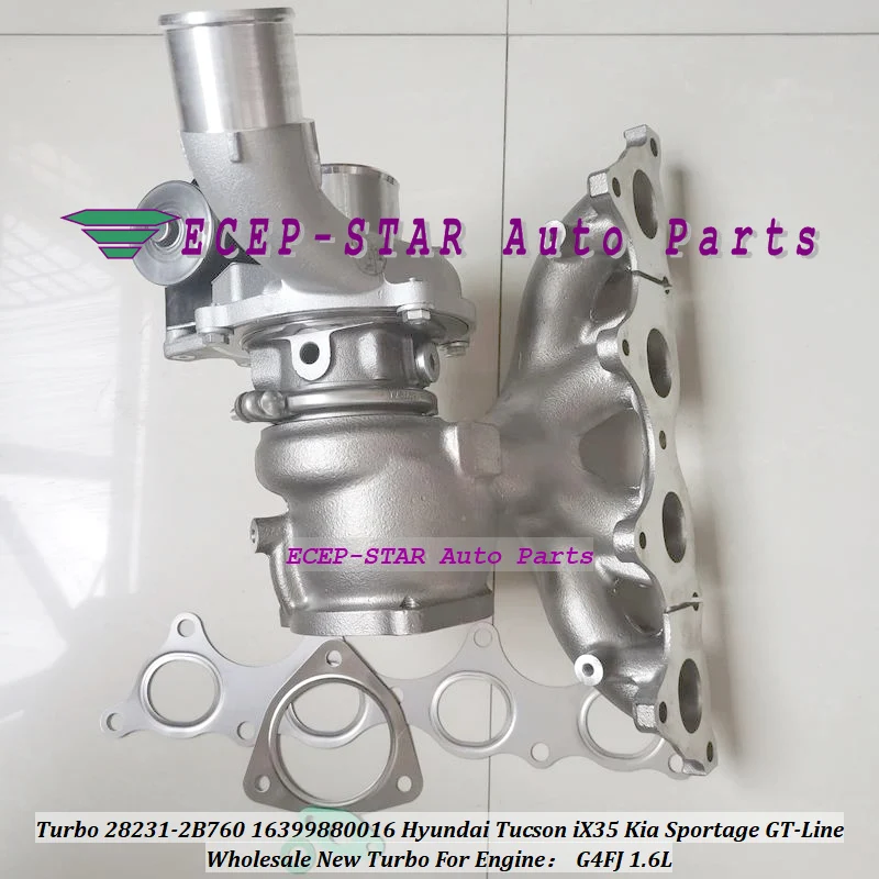Turbo 28231-2B760 282312B760 16399700016 Turbocharger 16399880016 1639-970-0016 For HYUNDAI TUCSON iX35 G4FJ For KIA KX5 Gamma
