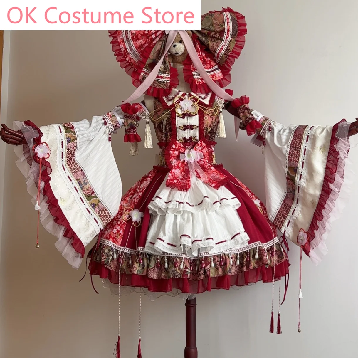 

Touhou Project Косплей Hakurei Reimu Платье Косплей Костюм Cos Игра Аниме Вечеринка Униформа Хэллоуин Играть Ролевая Одежда Одежда