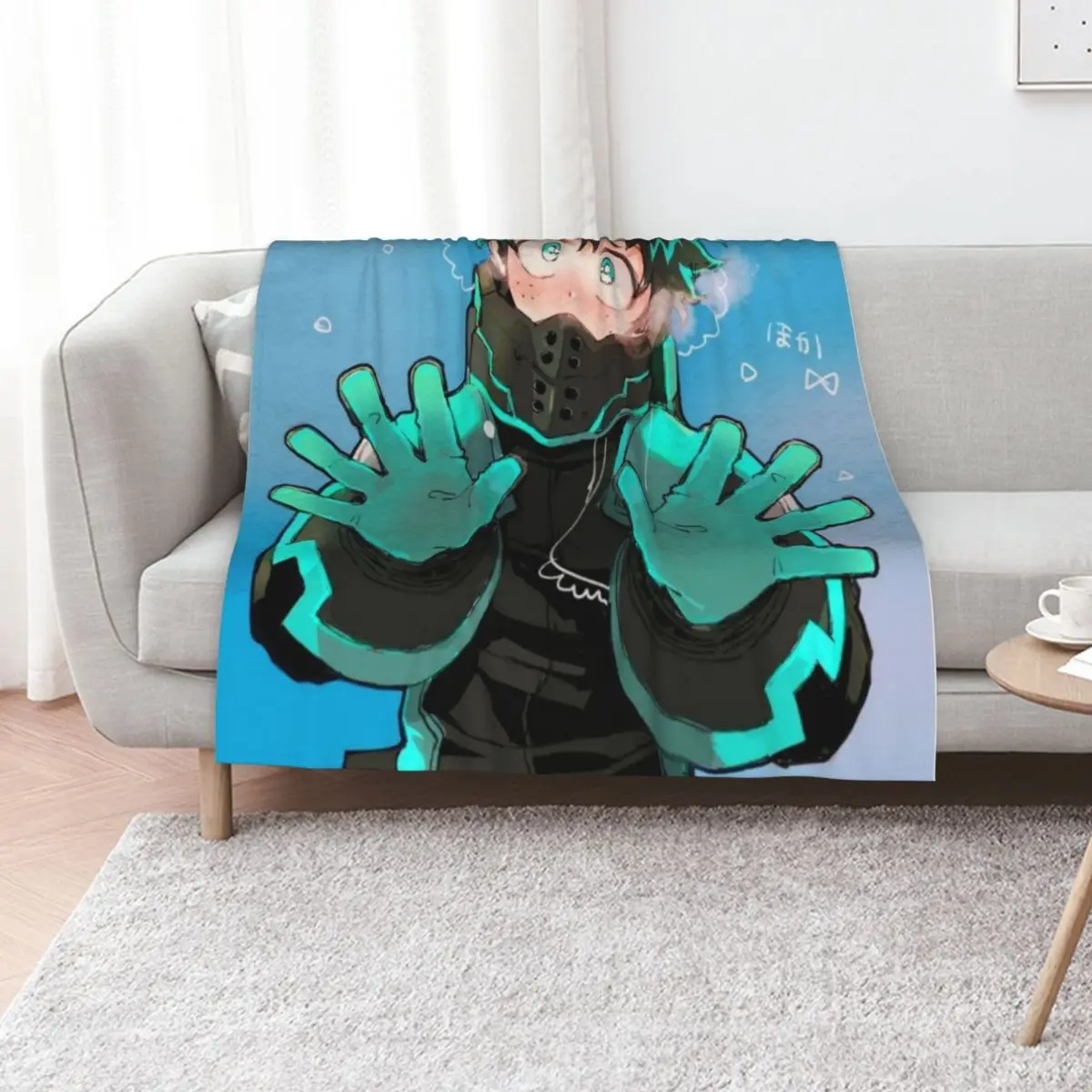 

Cute deku Throw Blanket valentine gift ideas blankets and throws Cute Plaid Thin Blankets