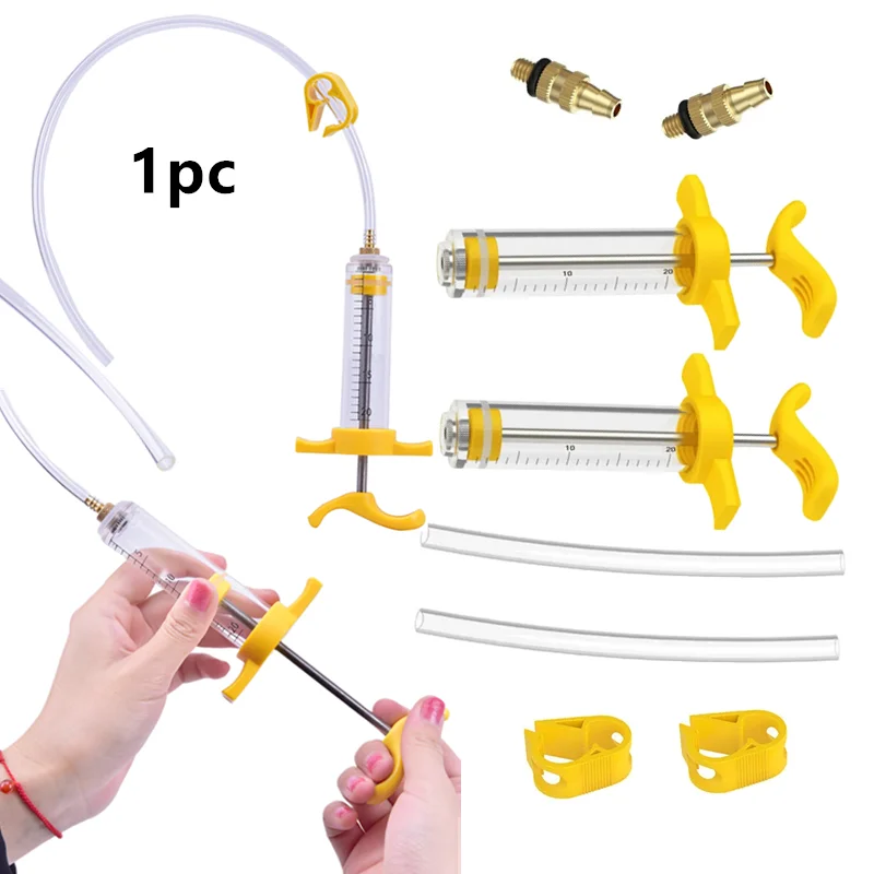 

Bicycle Brake Bleed Kit For Shimano Hydraulic Disc Brake Bleeding Tool Set Funnel Oil Stopper Road Mountain Bike Repair Tools