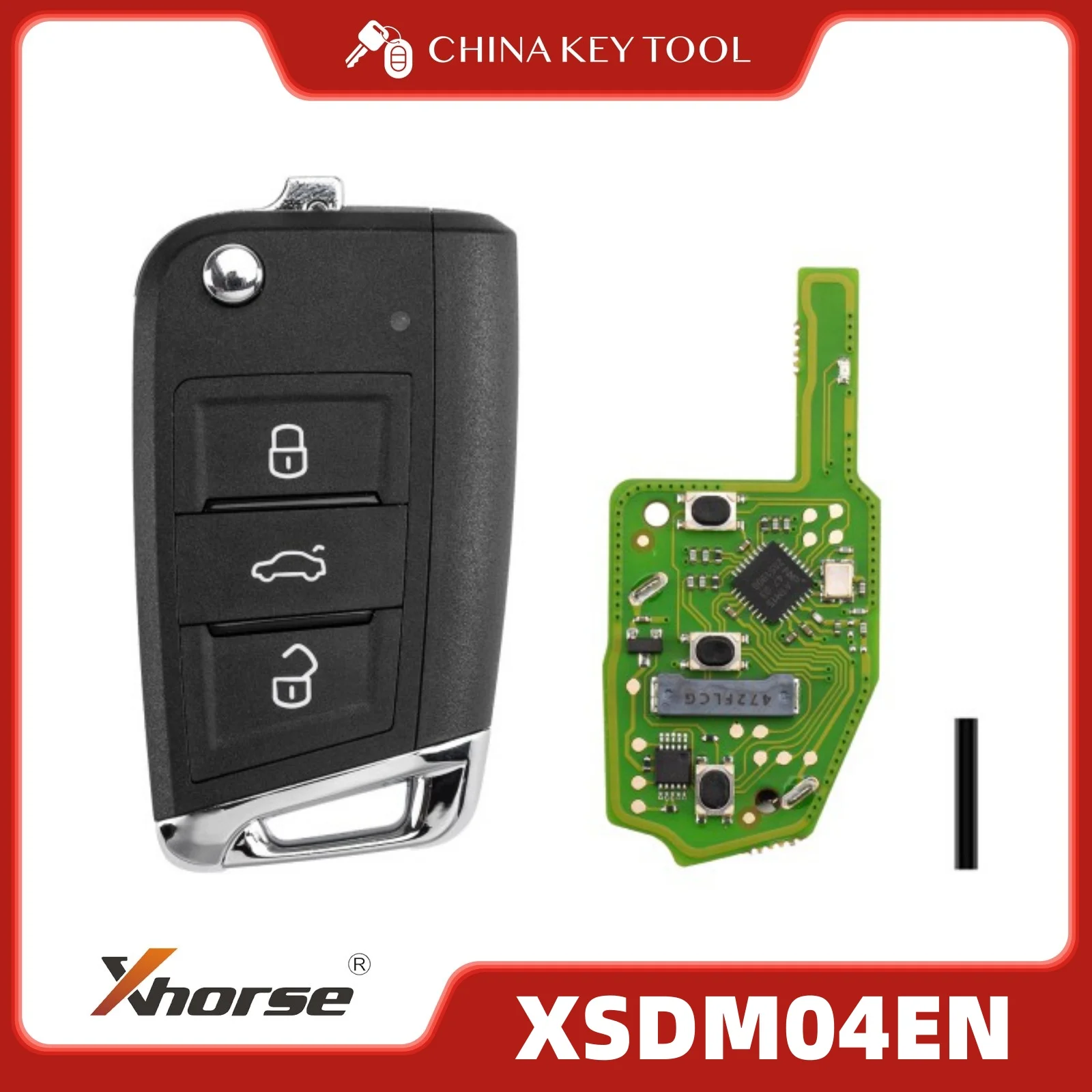 Xhorse Universal Smart Proximity MQB Style 3 Button Remote Key XSDM04EN Global Version