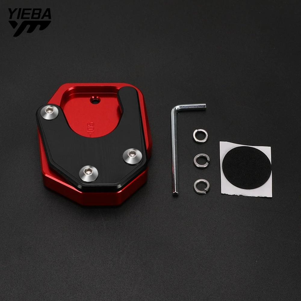 Motorcycle Accessories Side Stand Enlarger Kickstand Plate Pad Parts For Honda CB125R CB 125R 2017 2018 2019 2020 2021 - 2023