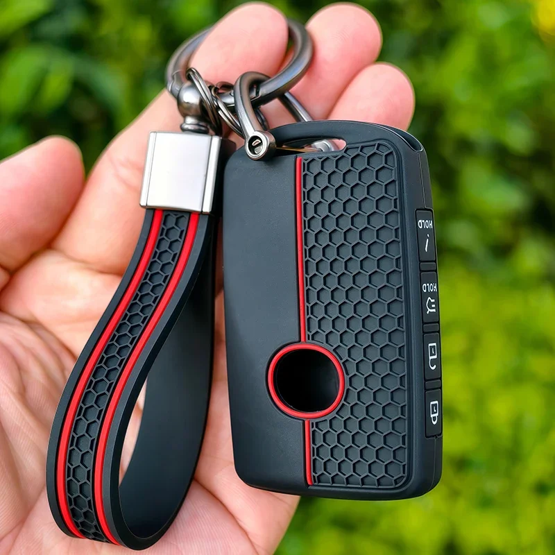 Schlüsselanhänger-Organizer für Mazda 2 3 6 CX30 CX90 CX3 CX60 CX50 CX-5 CX-8 MX-5 ND2 Silikon-Schlüsselhülle Schutzabdeckung Schalenkappen – Detail 3